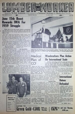   The Western Canadian Lumber Worker, Vol. XXVII, No. 12, 2nd Issue Jun. 1960   , page 1