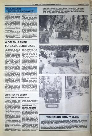   The Western Canadian Lumber Worker, Vol. XLVI No. 2, Feb. 1978   , page 2