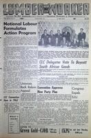 The Western Canadian Lumber Worker, Vol. XXVII, No. 10, 2nd Issue May 1960