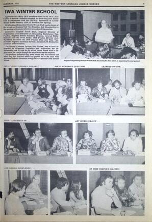   The Western Canadian Lumber Worker, Vol. XLVI No. 1, Jan. 1978   , page 9