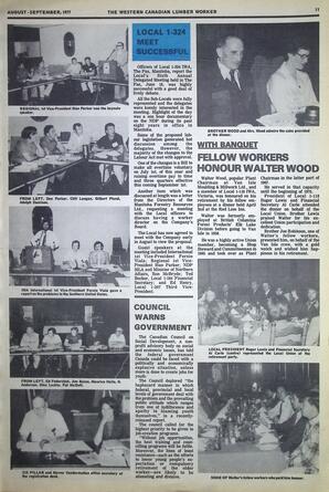   The Western Canadian Lumber Worker, Vol. XLV No. 4, Aug.-Sep. 1977   , page 11