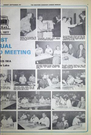   The Western Canadian Lumber Worker, Vol. XLV No. 4, Aug.-Sep. 1977   , page 7