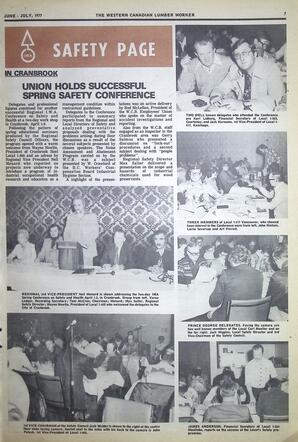   The Western Canadian Lumber Worker, Vol. XLV No. 3, Jun.-Jul. 1977   , page 7