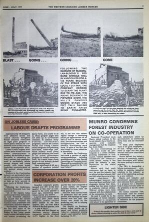   The Western Canadian Lumber Worker, Vol. XLV No. 3, Jun.-Jul. 1977   , page 3