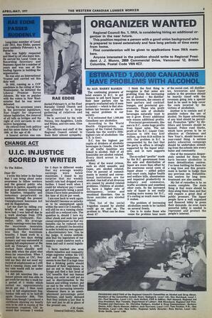   The Western Canadian Lumber Worker, Vol. XLV No. 2, Apr.-May. 1977   , page 3