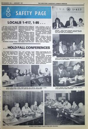   The Western Canadian Lumber Worker, Vol. XLIV No. 6, Dec. 1976-Jan. 1977   , page 7