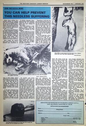   The Western Canadian Lumber Worker, Vol. XLIV No. 6, Dec. 1976-Jan. 1977   , page 6