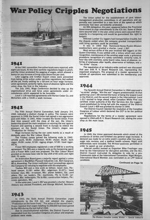   The Western Canadian Lumber Worker, BC Centennial Special Edition, Jan. 1971   , page 9