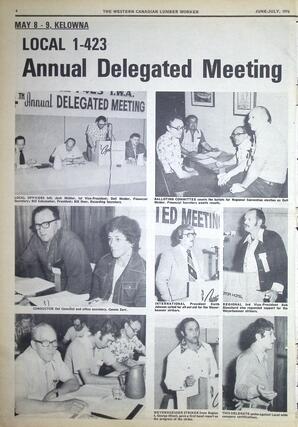   The Western Canadian Lumber Worker, Vol. XLIV No. 3, Jun.-Jul. 1976   , page 6