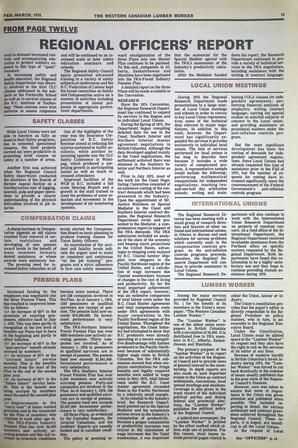   The Western Canadian Lumber Worker, Vol. XLIV No. 1, Feb.-Mar. 1976   , page 13