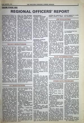   The Western Canadian Lumber Worker, Vol. XLIV No. 1, Feb.-Mar. 1976   , page 11
