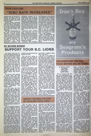   The Western Canadian Lumber Worker, Vol. XLIV No. 1, Feb.-Mar. 1976   , page 2