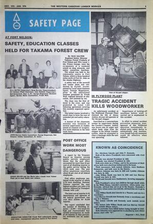   The Western Canadian Lumber Worker, Vol. XLIII No. 5, Dec. 1975-Jan. 1976   , page 5