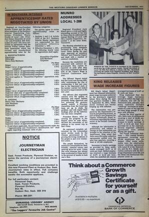   The Western Canadian Lumber Worker, Vol. XLII No. 9, Dec. 1974   , page 6