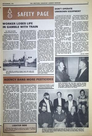   The Western Canadian Lumber Worker, Vol. XLII No. 9, Dec. 1974   , page 5