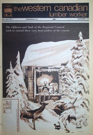   The Western Canadian Lumber Worker, Vol. XLII No. 9, Dec. 1974   , page 1