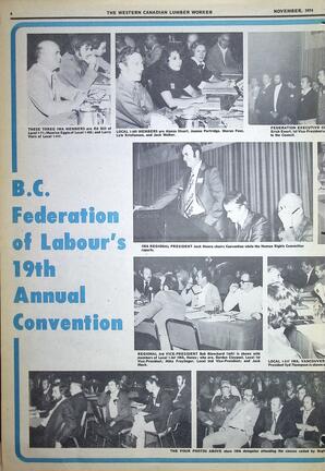   The Western Canadian Lumber Worker, Vol. XLII No. 8, Nov. 1974   , page 6