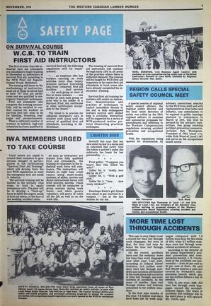   The Western Canadian Lumber Worker, Vol. XLII No. 8, Nov. 1974   , page 5