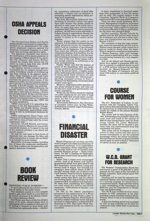   The Western Canadian Lumber Worker, Vol. XLVIII No. 10, Nov.-Dec 1980   , page 5