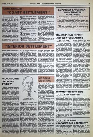   The Western Canadian Lumber Worker, Vol. XLII No. 5, Jun.-Jul. 1974   , page 3