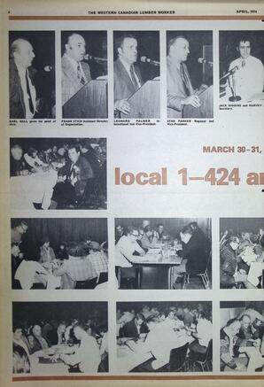  The Western Canadian Lumber Worker, Vol. XLII No. 3, Apr. 1974   , page 6