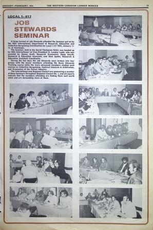   The Western Canadian Lumber Worker Vol. XLII No. 1, Jan.-Feb. 1974   , page 13