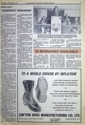   The Western Canadian Lumber Worker Vol. XLII No. 1, Jan.-Feb. 1974   , page 11