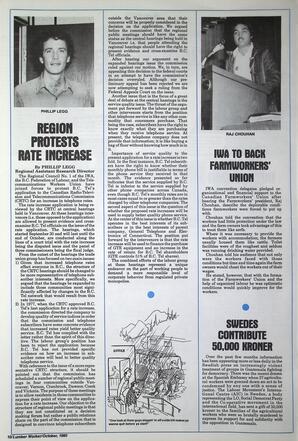   The Western Canadian Lumber Worker, Vol. XLVIII No. 9, Oct. 1980   , page 10