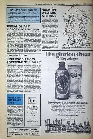   The Western Canadian Lumber Worker, Vol. XLI No. 10, Nov. 1973   , page 10