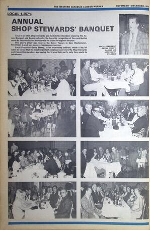   The Western Canadian Lumber Worker, Vol. XLI No. 10, Nov. 1973   , page 6