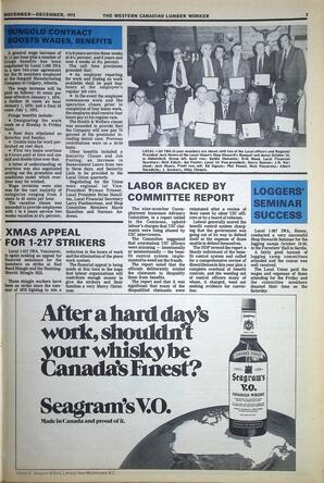   The Western Canadian Lumber Worker, Vol. XLI No. 10, Nov. 1973   , page 3