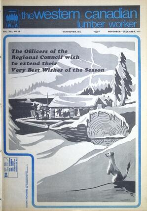   The Western Canadian Lumber Worker, Vol. XLI No. 10, Nov. 1973   , page 1