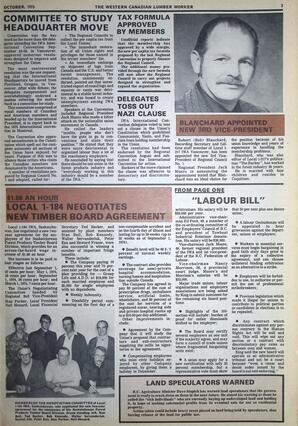   The Western Canadian Lumber Worker, Vol. XLI No. 9, Oct. 1973   , page 3