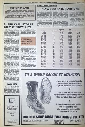   The Western Canadian Lumber Worker, Vol. XLI No. 9, Oct. 1973   , page 2