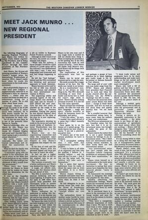   The Western Canadian Lumber Worker, Vol. XLI No. 8, Sep. 1973   , page 11