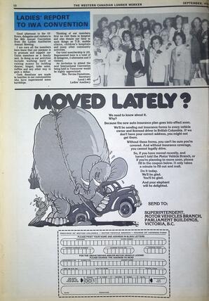   The Western Canadian Lumber Worker, Vol. XLI No. 8, Sep. 1973   , page 10