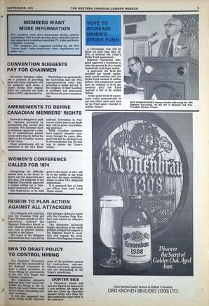   The Western Canadian Lumber Worker, Vol. XLI No. 8, Sep. 1973   , page 3