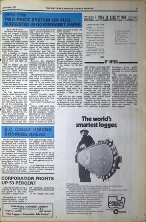   The Western Canadian Lumber Worker, Vol. XLI No. 6, Jun.-Jul. 1973   , page 15