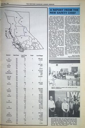   The Western Canadian Lumber Worker, Vol. XLI No. 6, Jun.-Jul. 1973   , page 9