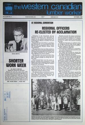  The Western Canadian Lumber Worker, Vol. XLVIII No. 9, Oct. 1980   , page 1