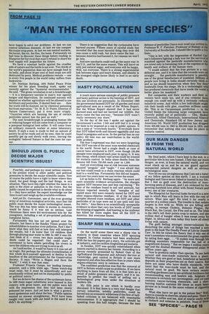   The Western Canadian Lumber Worker, Vol. XLI No. 4, Apr. 1973   , page 14