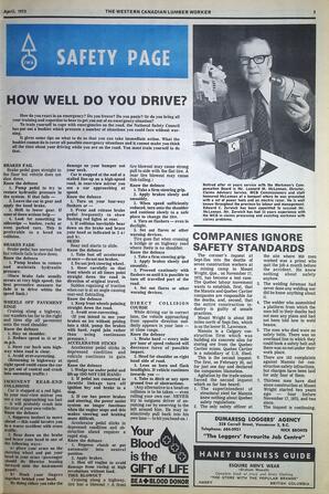   The Western Canadian Lumber Worker, Vol. XLI No. 4, Apr. 1973   , page 5