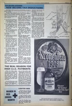   The Western Canadian Lumber Worker, Vol. XLI No. 2, Feb. 1973   , page 8