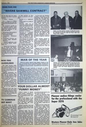   The Western Canadian Lumber Worker, Vol. XLI No. 2, Feb. 1973   , page 3