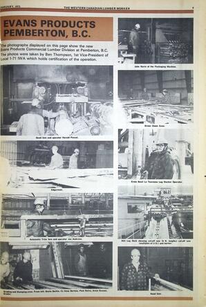   The Western Canadian Lumber Worker, Vol. XLI No. 1, Jan. 1973   , page 9