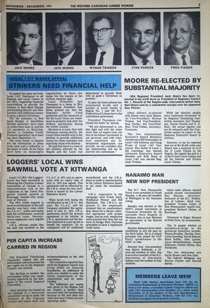   The Western Canadian Lumber Worker, Vol. XL No. 7, Nov.-Dec. 1972   , page 3