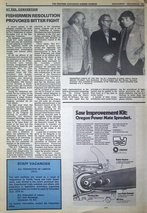  The Western Canadian Lumber Worker, Vol. XL No. 7, Nov.-Dec. 1972   , page 2