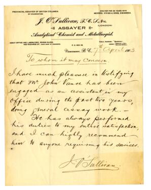 Correspondence [professional and private], accolades and associations, vol. 1