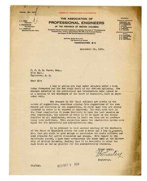 Letter to Vance, from E.A Wheatley: 28-Sep-28
