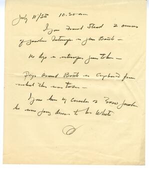 Vance note: 11-Jul-35